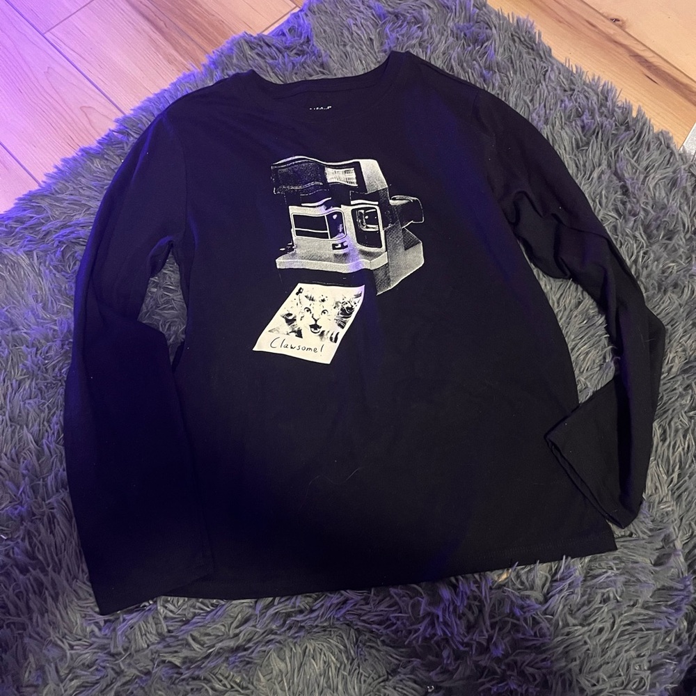 Cat & Jack Black Long Sleeve Tee